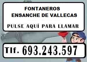 Fontaneros Ensanche de Vallecas Madrid Urgentes