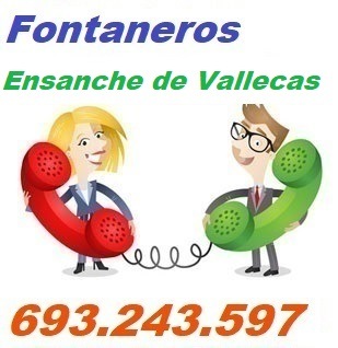 Telefono de la empresa fontaneros Ensanche de Vallecas